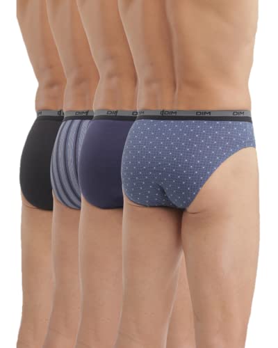 DIM Boxer Slip Uomo Cotone Pacco 4 Taglia M Fantasia