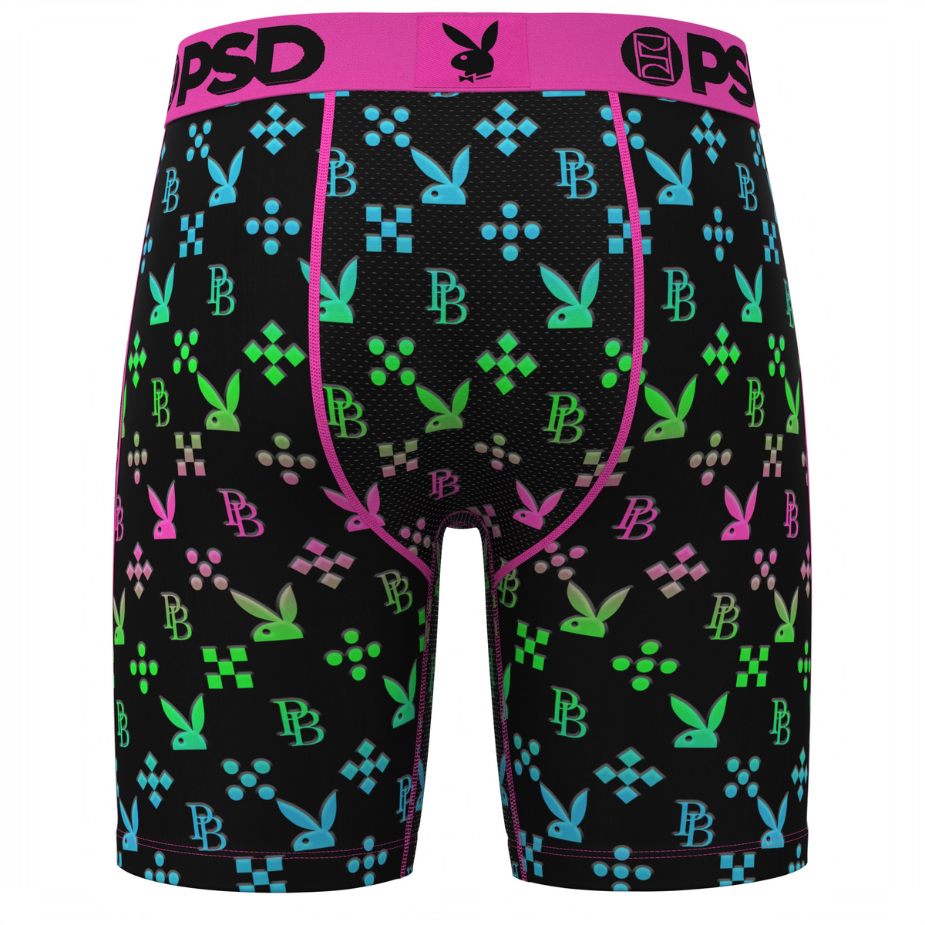 Playboy x PSD Emblem boxer multicolore tasca traspirante