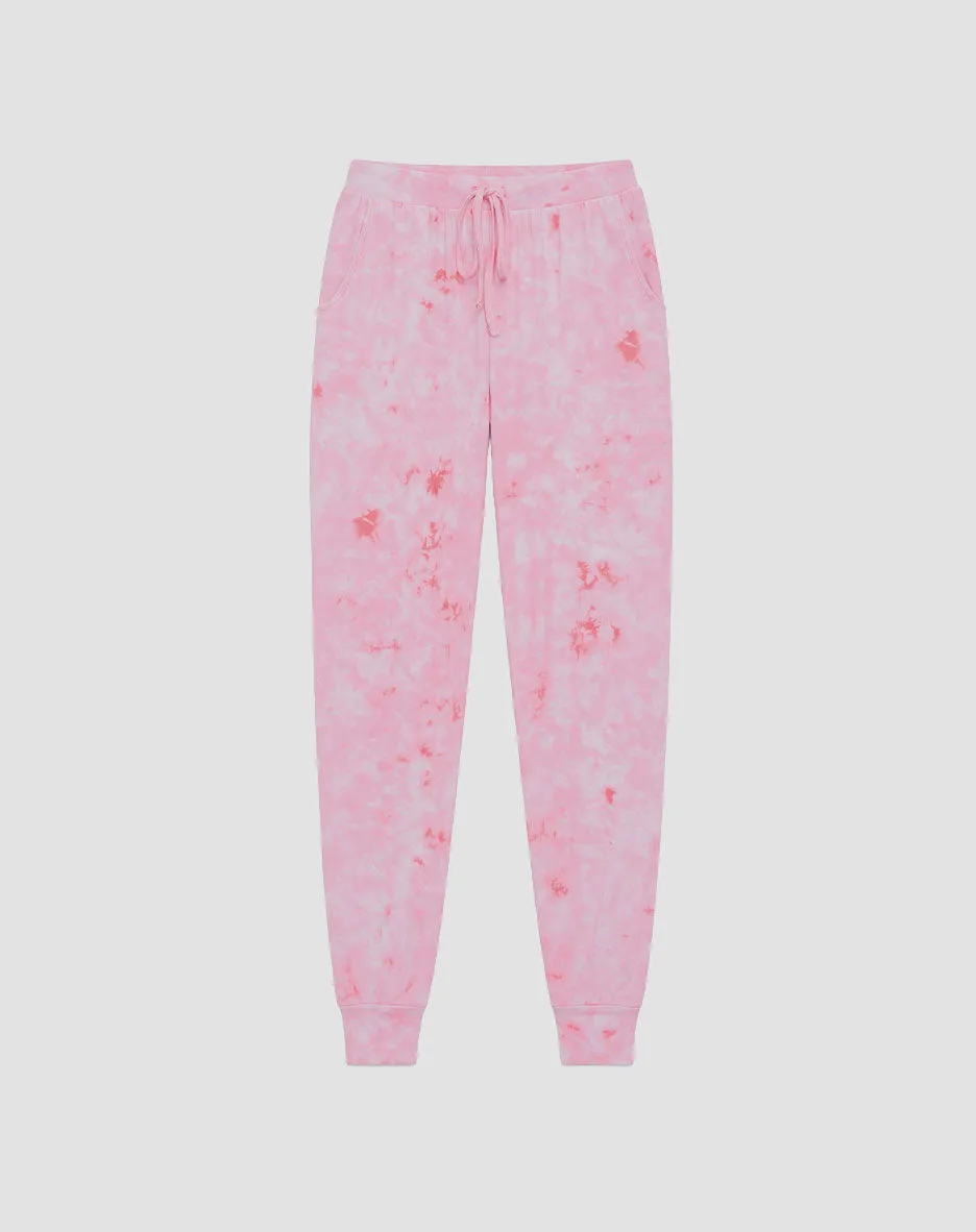 René Rofé Tie-Dye 2 Pack Joggers pantaloni viola tie-dye
