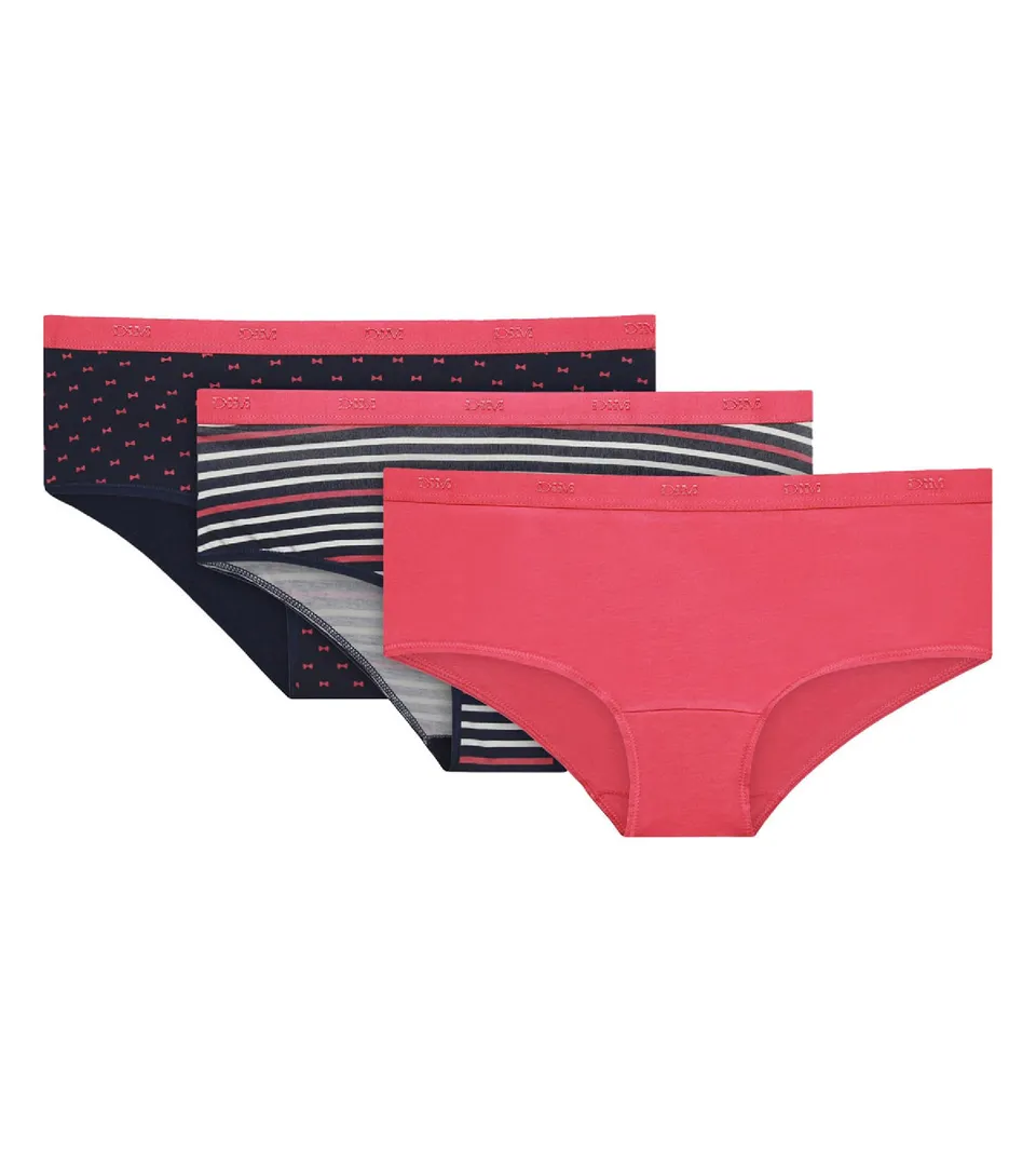 DIM Les Pockets culotte donna x3 cotone elasticizzato