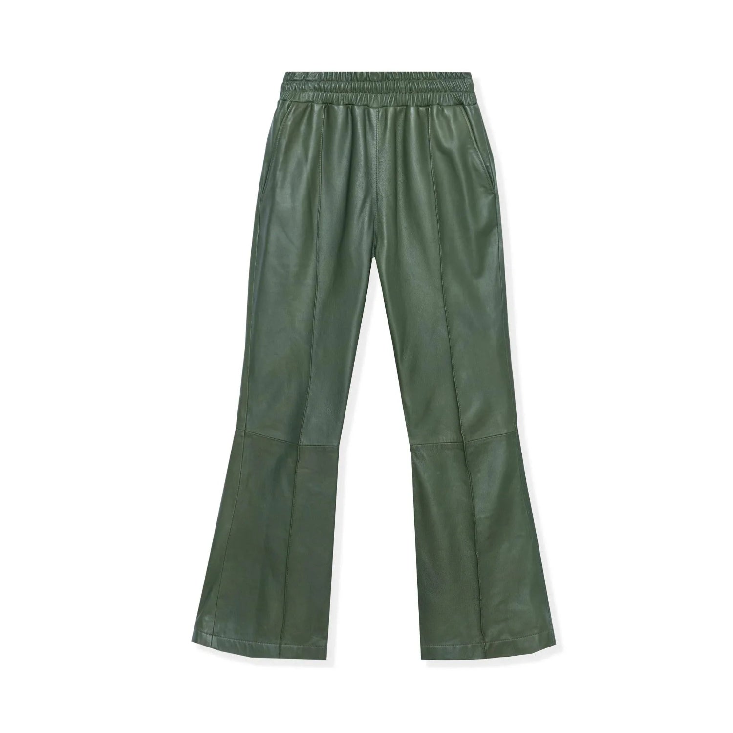 Playboy Leather Flare pantaloni malva nappa S