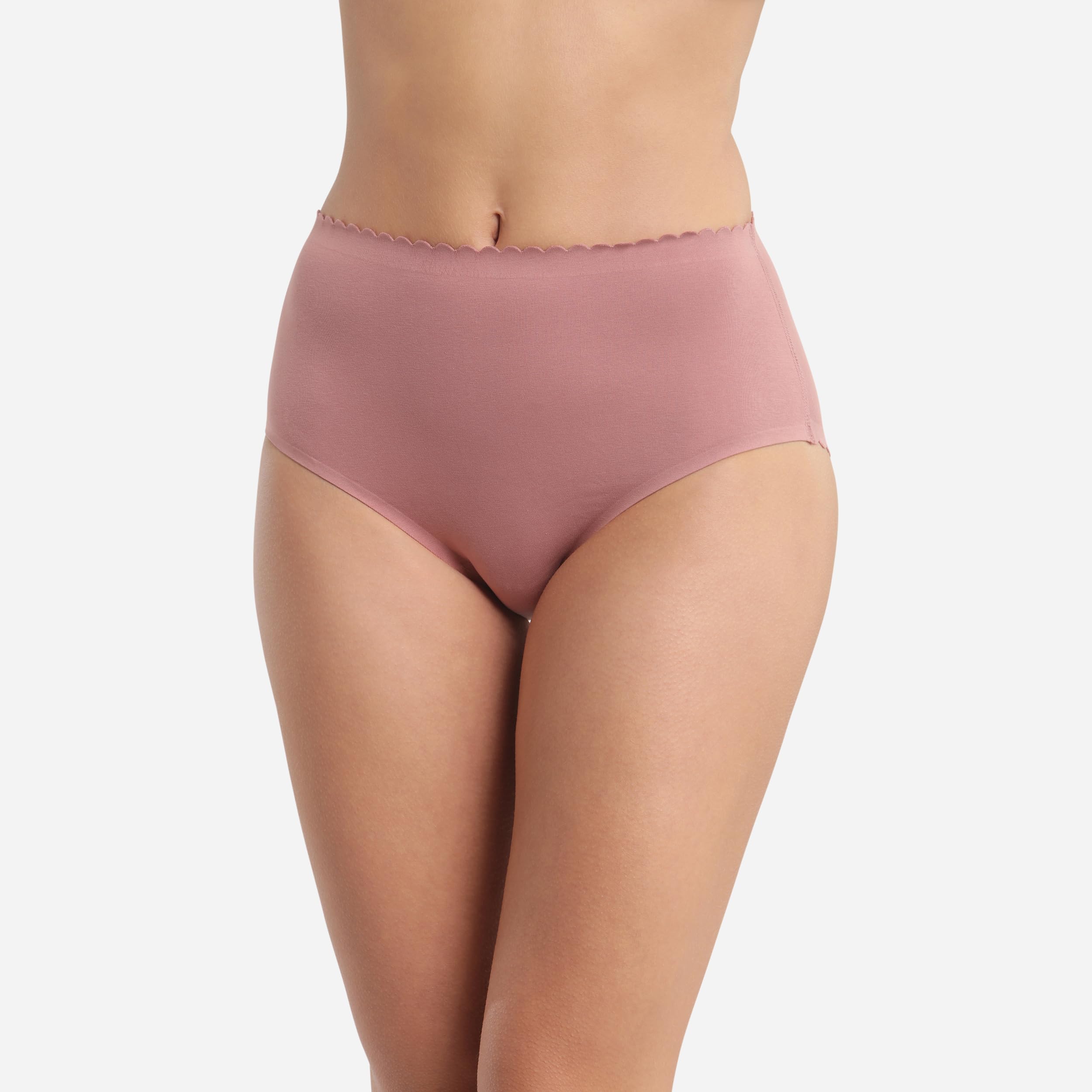 DIM Body Touch Easy bikini donna x2 rosa vita alta cotone