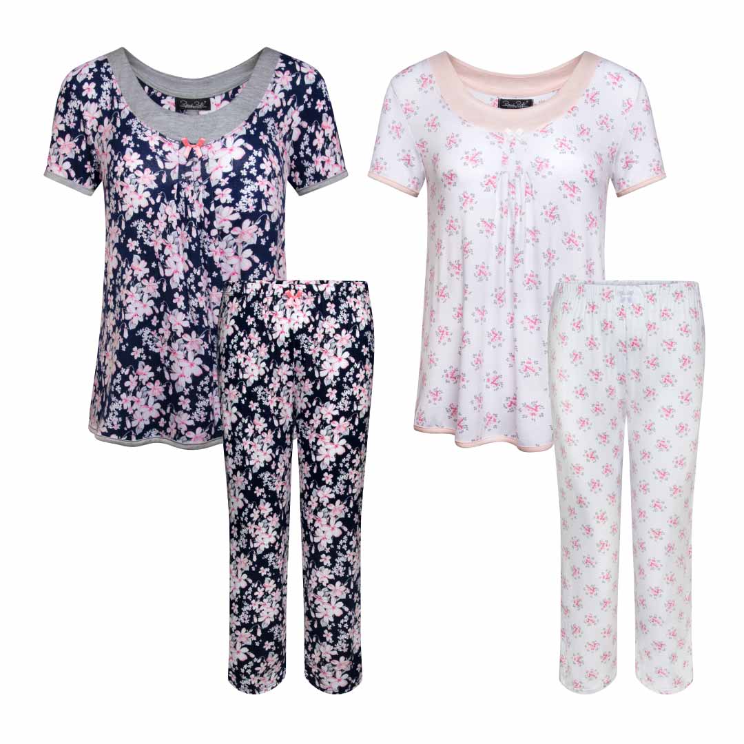 René Rofé Capri Set pigiama viscosa pacco 2 taglia M