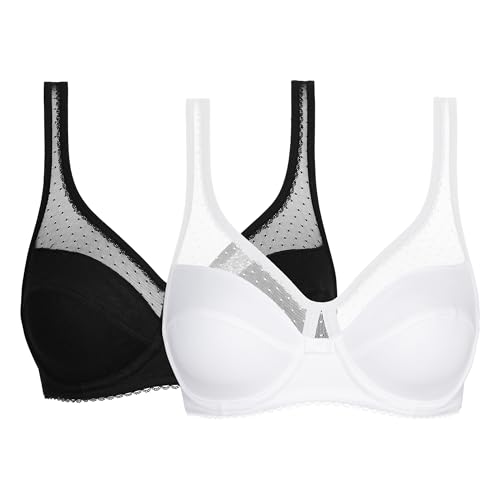 DIM Generous reggiseno cotone bio x2 taglia 3B