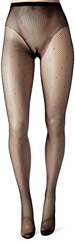 Dim Sexy Résille Plumetis Collant Donna Nero