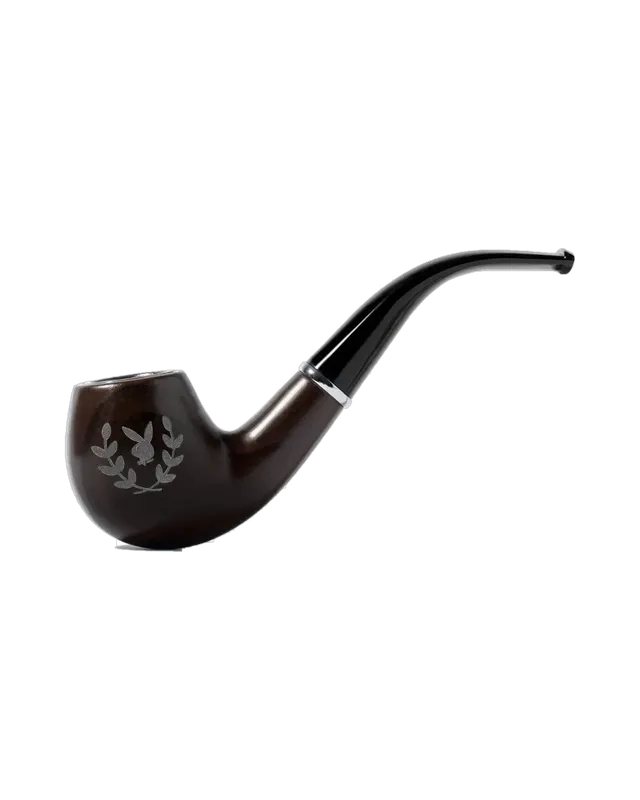 Playboy Rabbit Head Pipe pipa marrone scuro one size