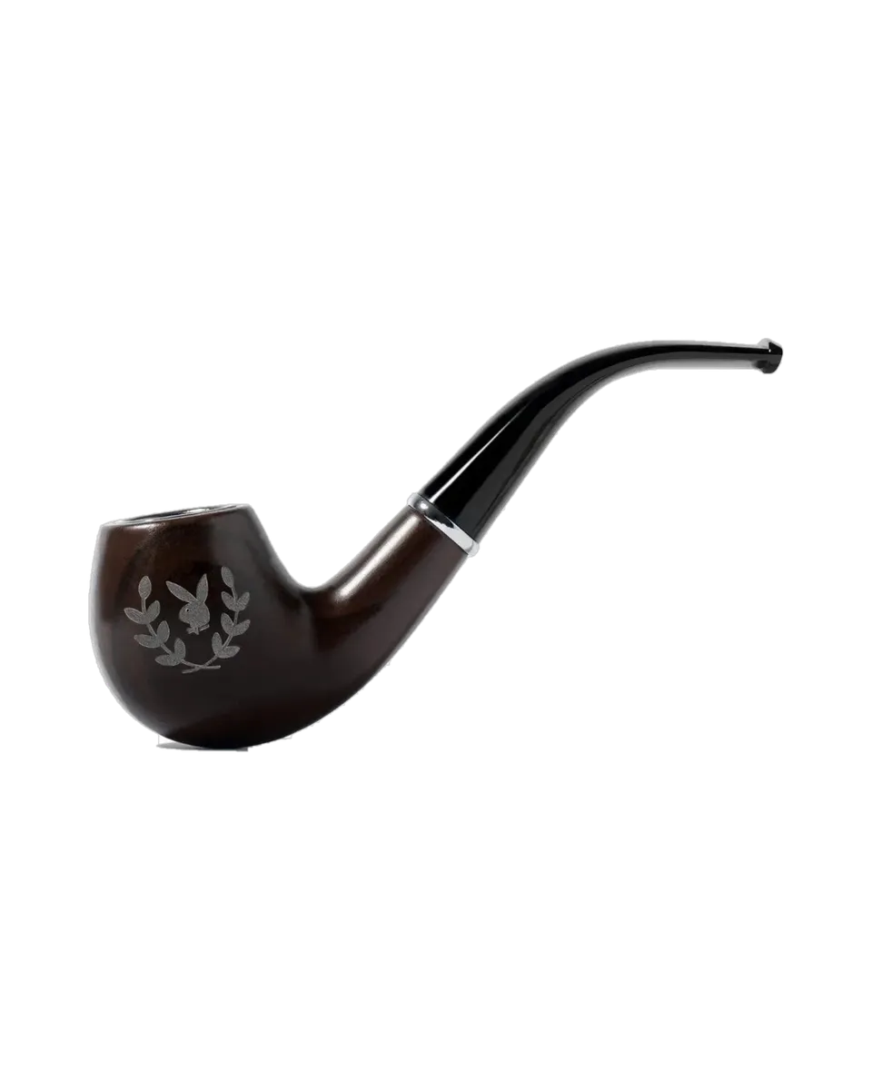 Playboy Rabbit Head Pipe pipa marrone scuro one size