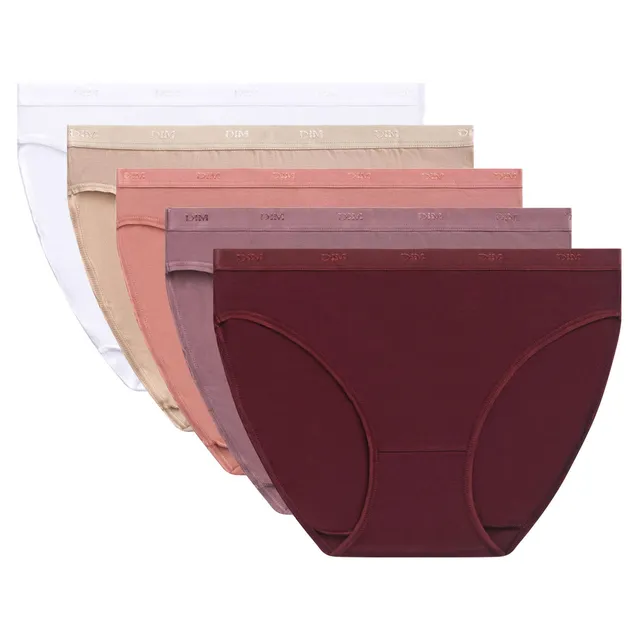 DIM Pockets Coton bikini donna x5 S multicolore