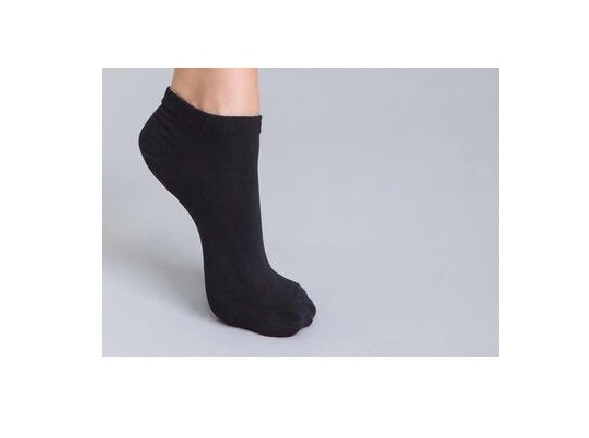 Dim Cotton Calzini Donna Corti Neri x2 Cotone