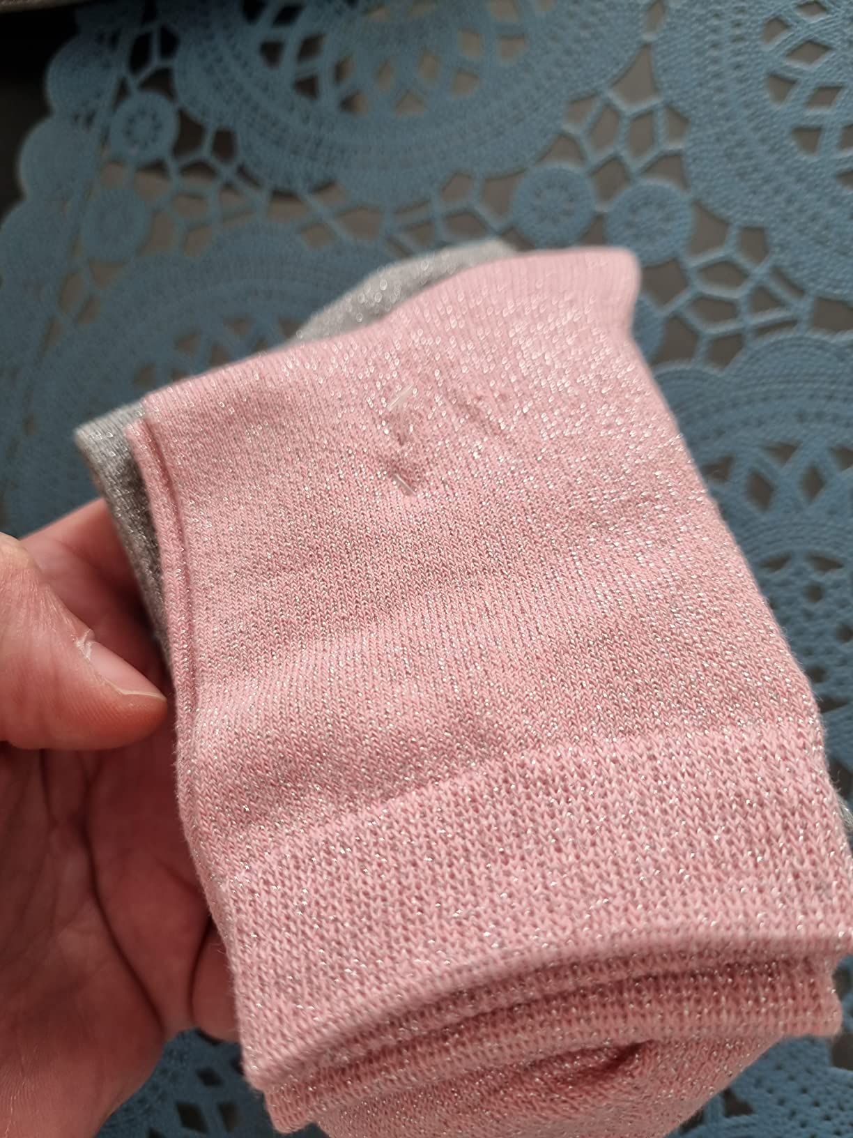 Dim calzini bambina lurex cotone medi