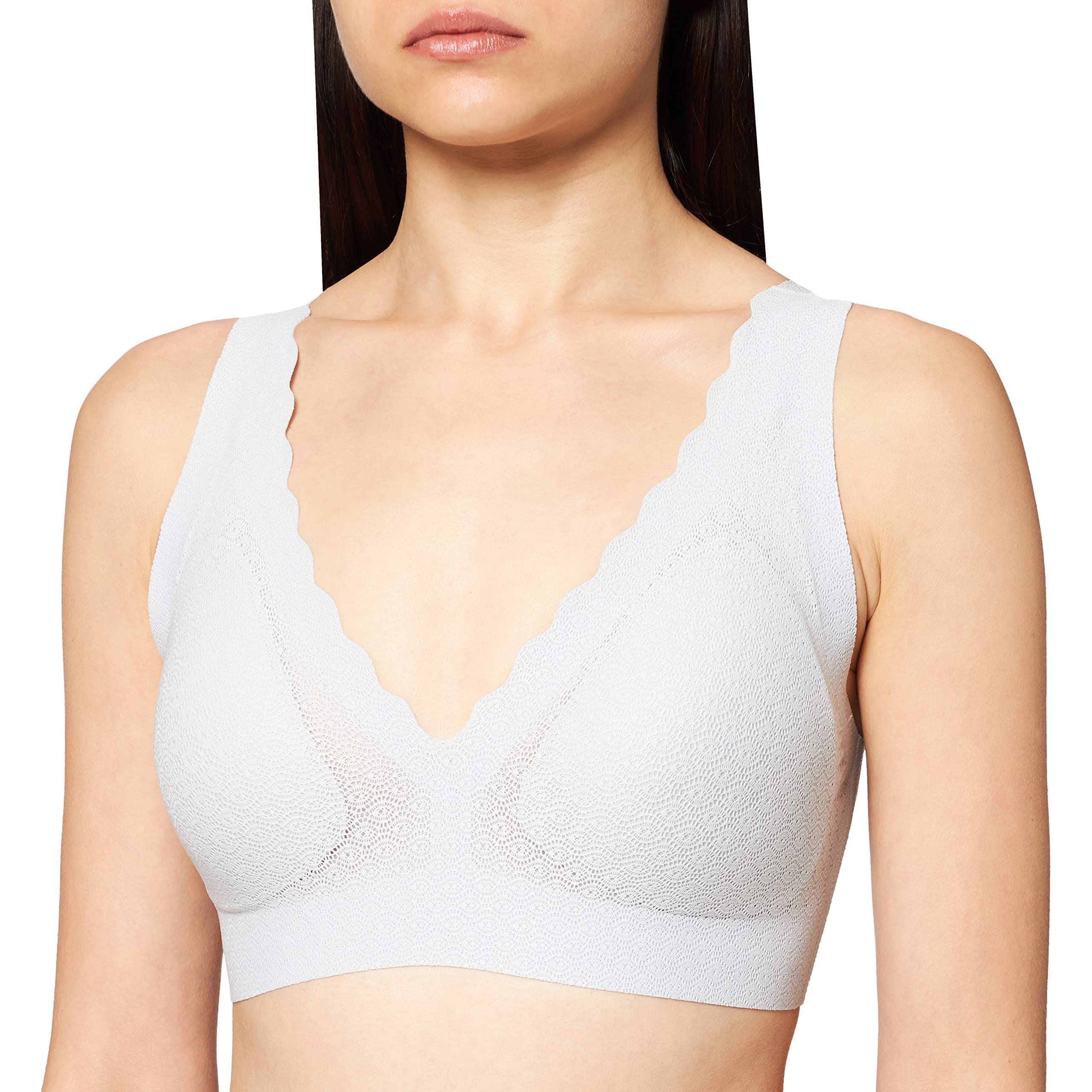 Sloggi Zero Feel Lace Bralette reggiseno M nero pizzo