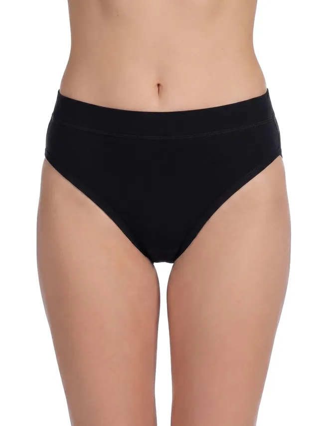 Egi 600 slip donna midi cotone 2 pezzi bianco nero