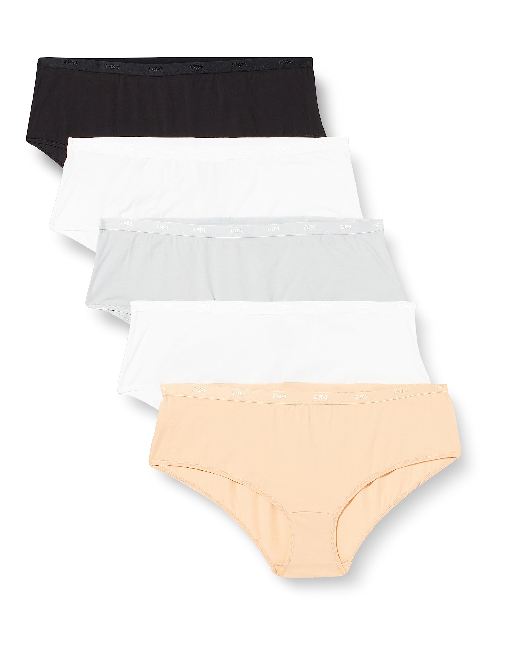 DIM Les Pockets Ecodim boxer donna S x5 nero cotone