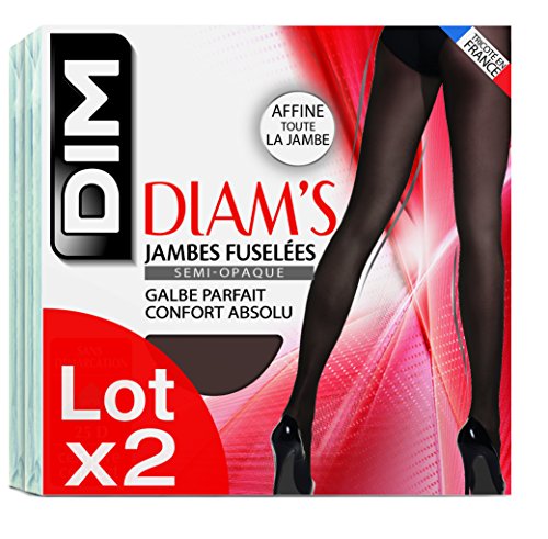 Dim Diam collant donna x2 nere semi-opache shaping
