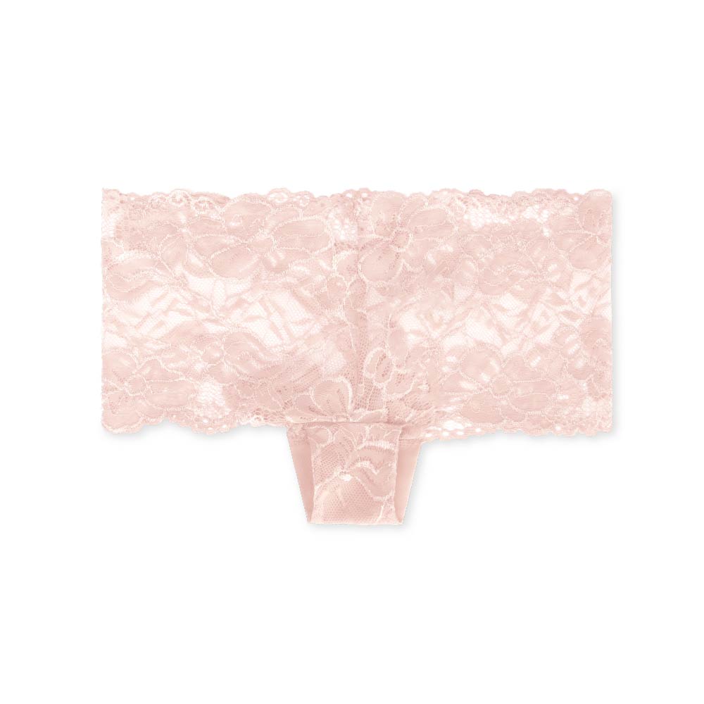 René Rofé Everyday Lace slip boyshort pizzo beige M