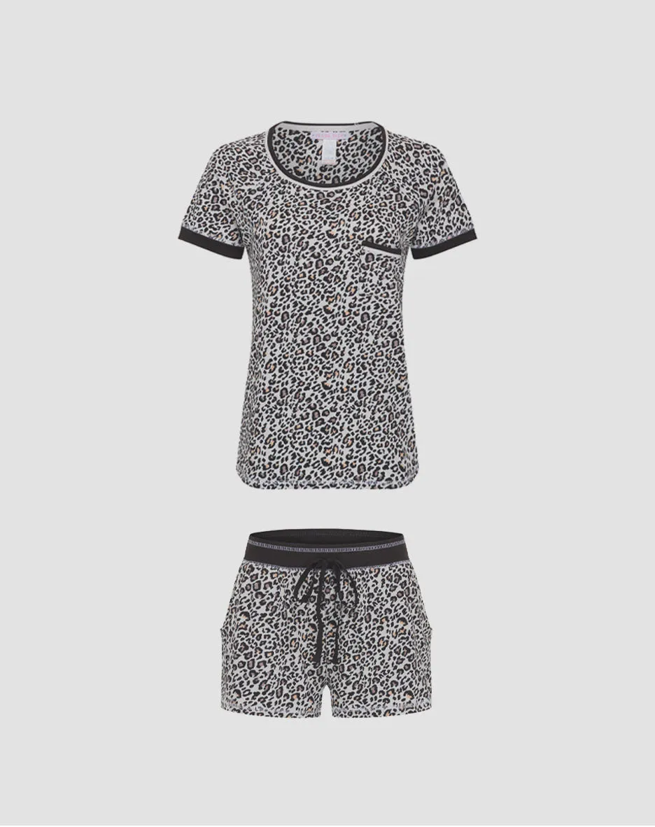 René Rofé Lightweight pigiama 2 pezzi floreale S
