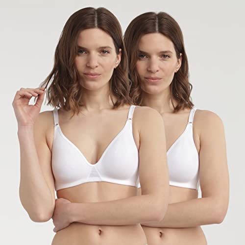 DIM Essentiels reggiseno senza ferretto cotone x2 38B