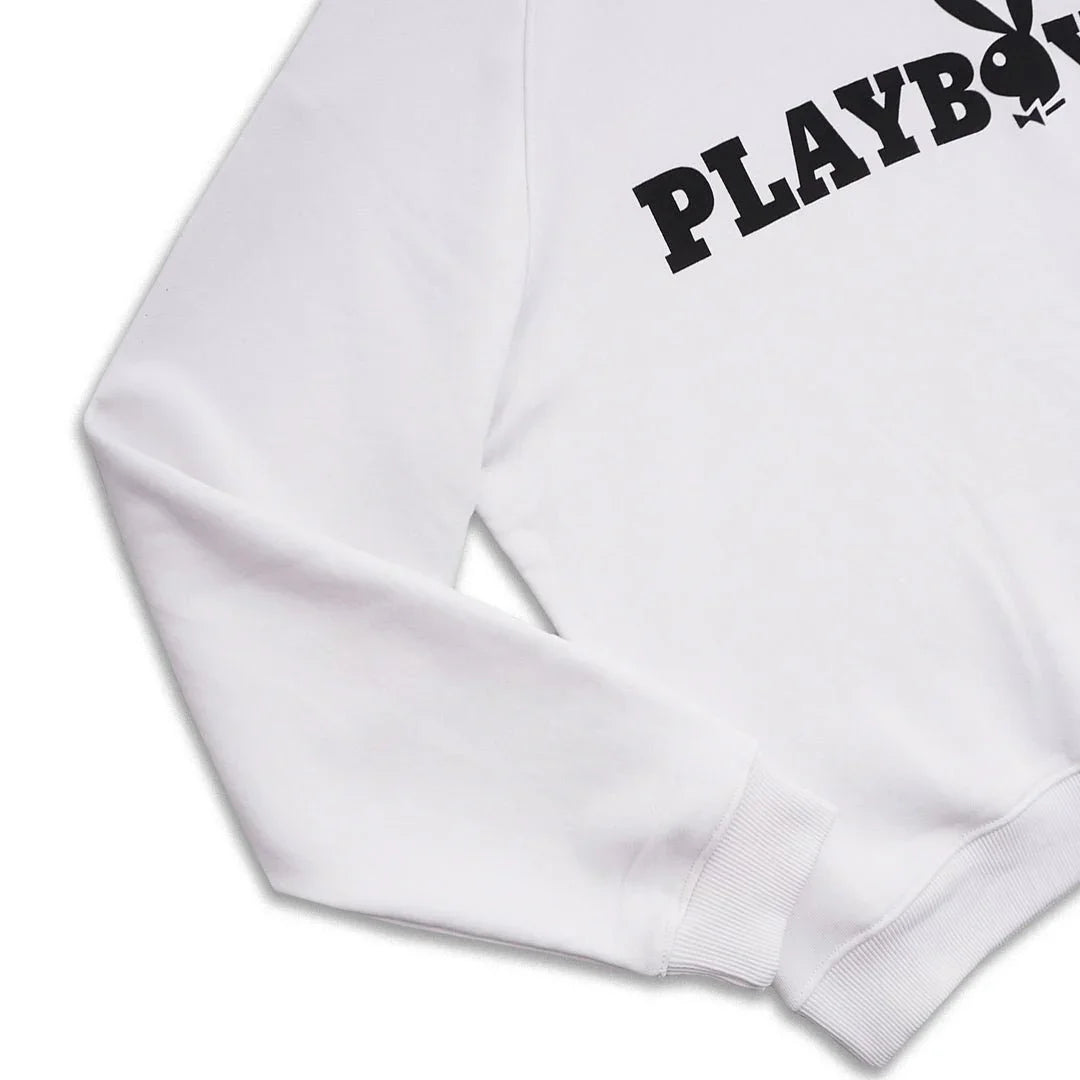 Playboy Masthead felpa nero vintage unisex cotone