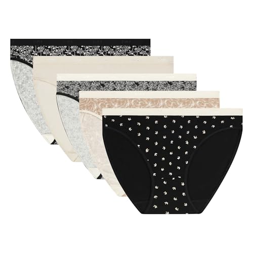 DIM Les Pockets slip donna cotone M x5 fiori