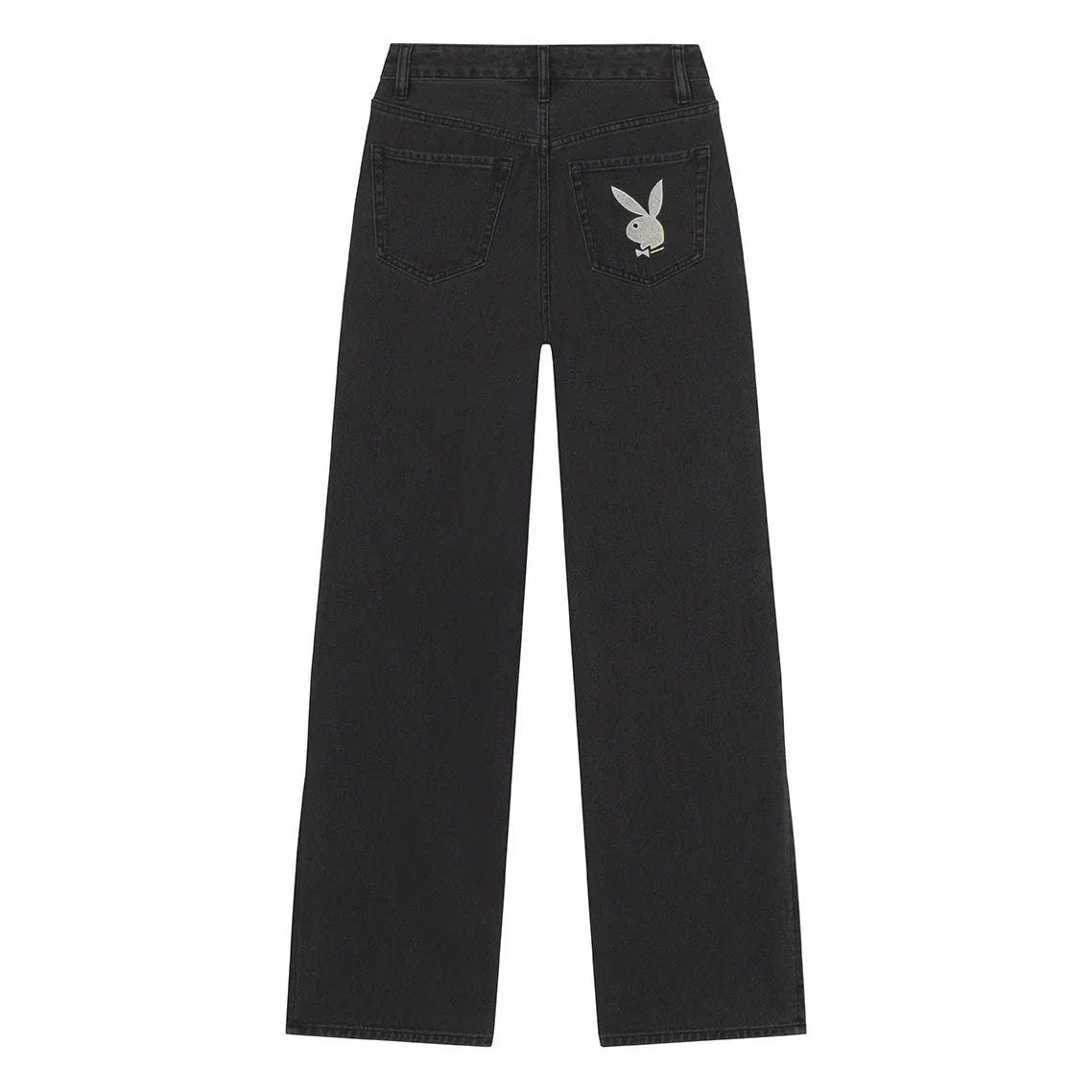 Playboy 90s Boyfriend jeans donna Midnight cotone rigido