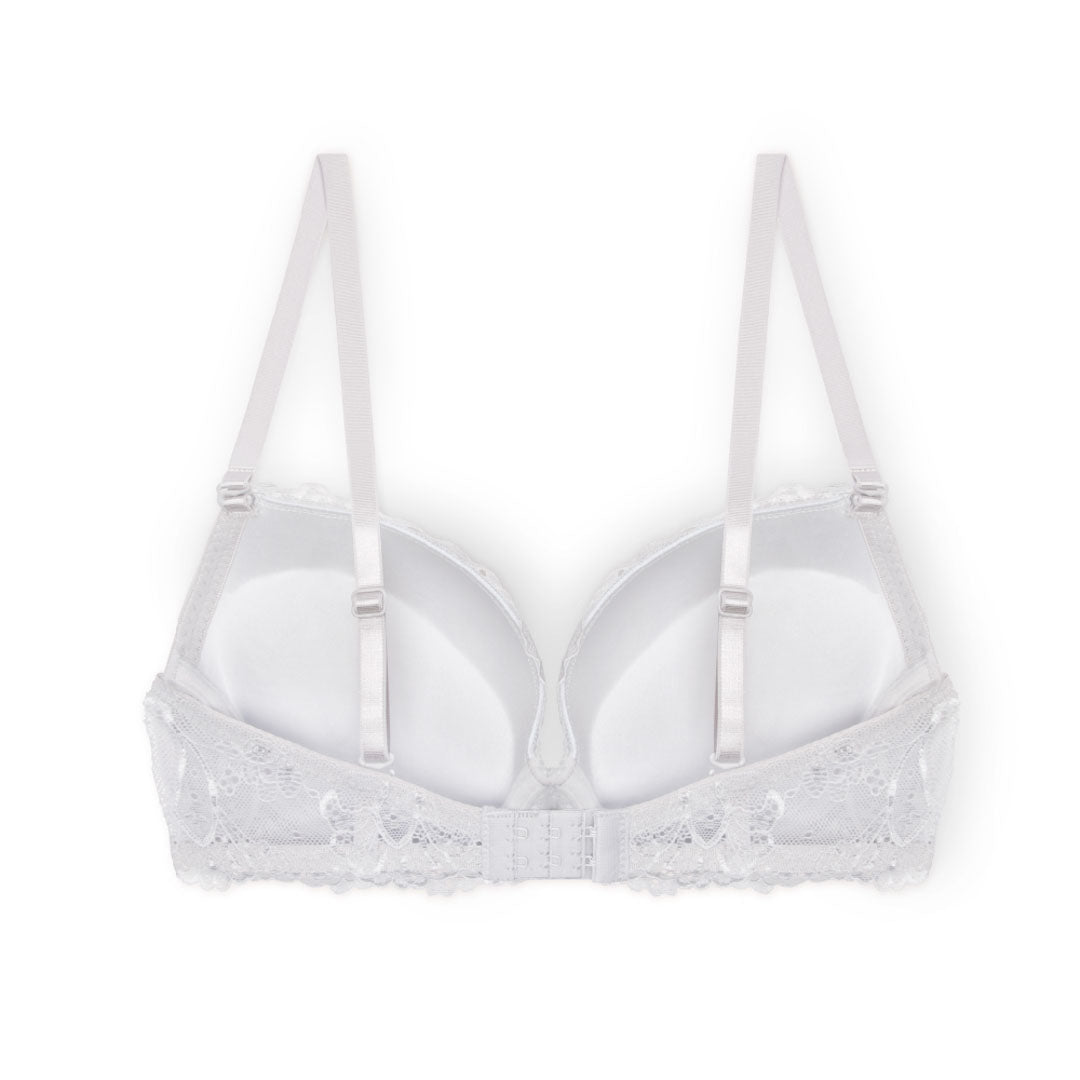 René Rofé Floral Lace Reggiseno Push Up 36B 3 Pezzi