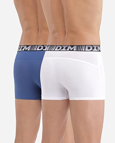DIM 3D Flex Air Boxer Uomo Cotone L Blu/Bianco x4