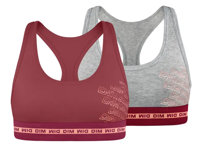 DIM Sport Maintien Parfait reggiseno bambina x2 sostegno leggero