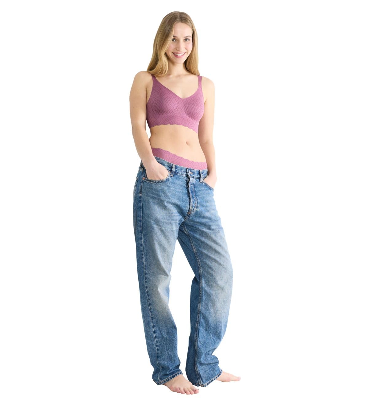 Sloggi Zero Feel Bliss reggiseno morbido Viola senza ferretto