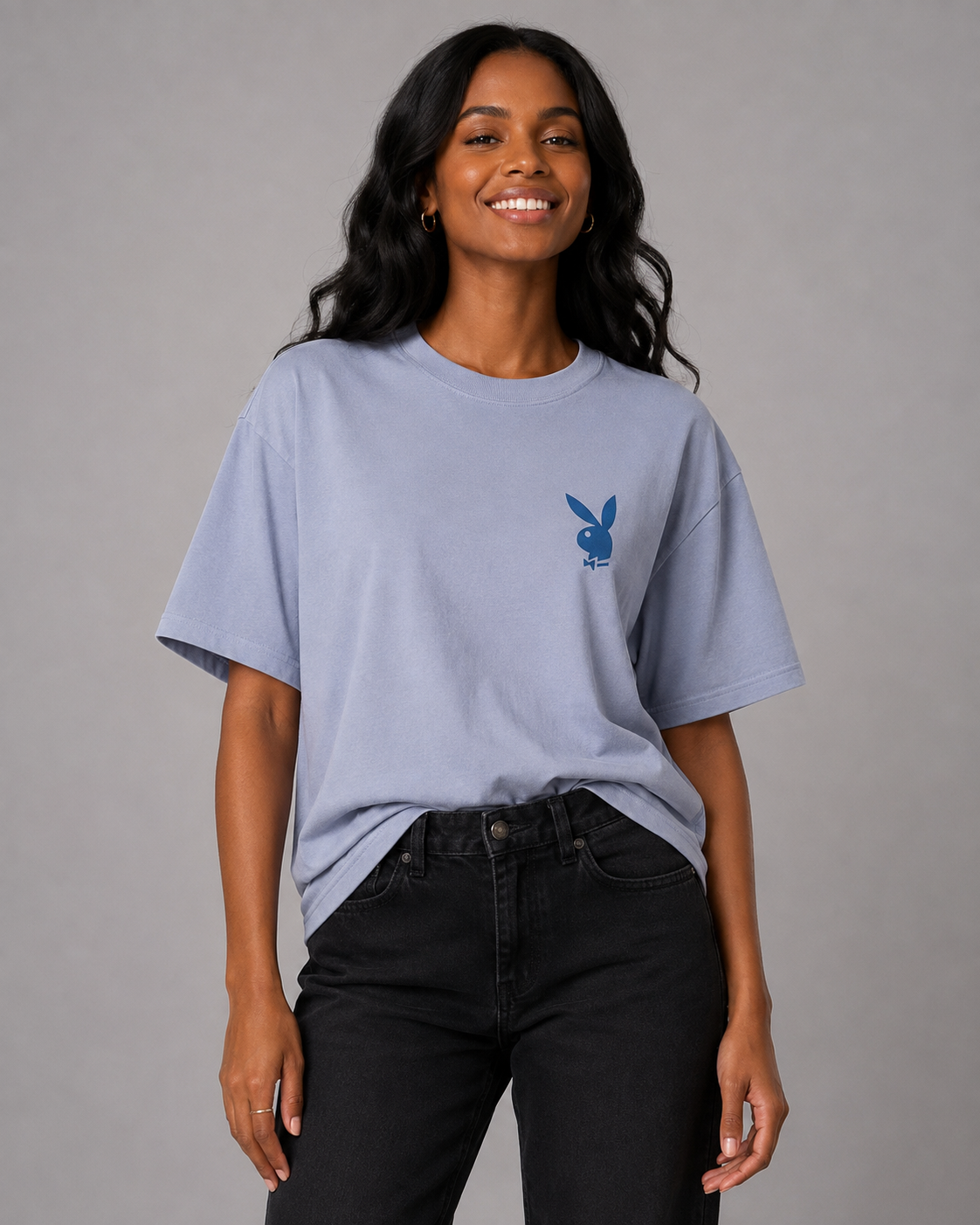 Playboy Jazz Cover Tee T-Shirt Unisex in Cotone