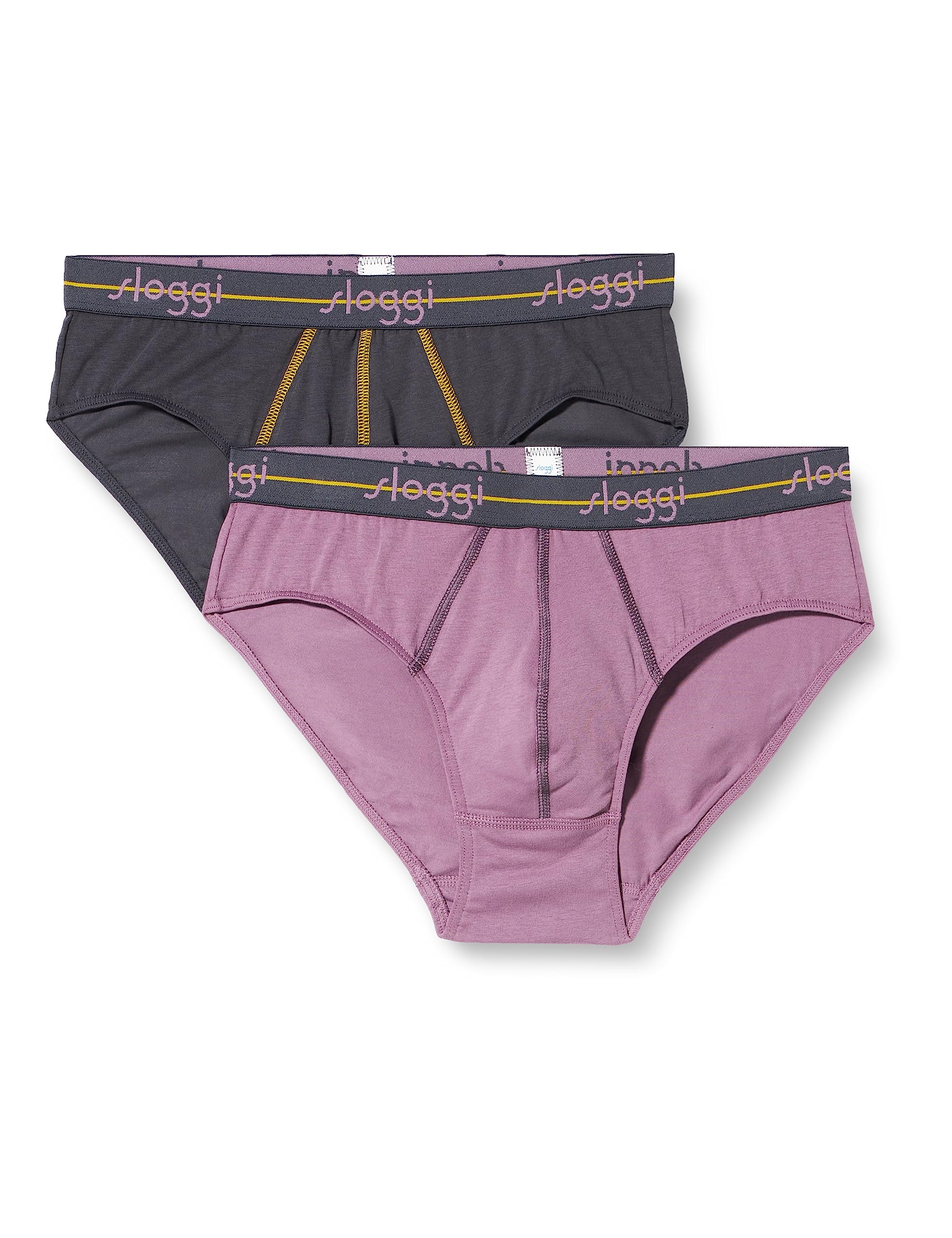 Sloggi Start Midi slip uomo x2 nero cotone taglia 5