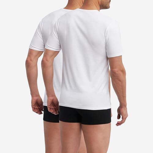 DIM Active Sport T-Shirt Uomo Bianco M Cotone x2