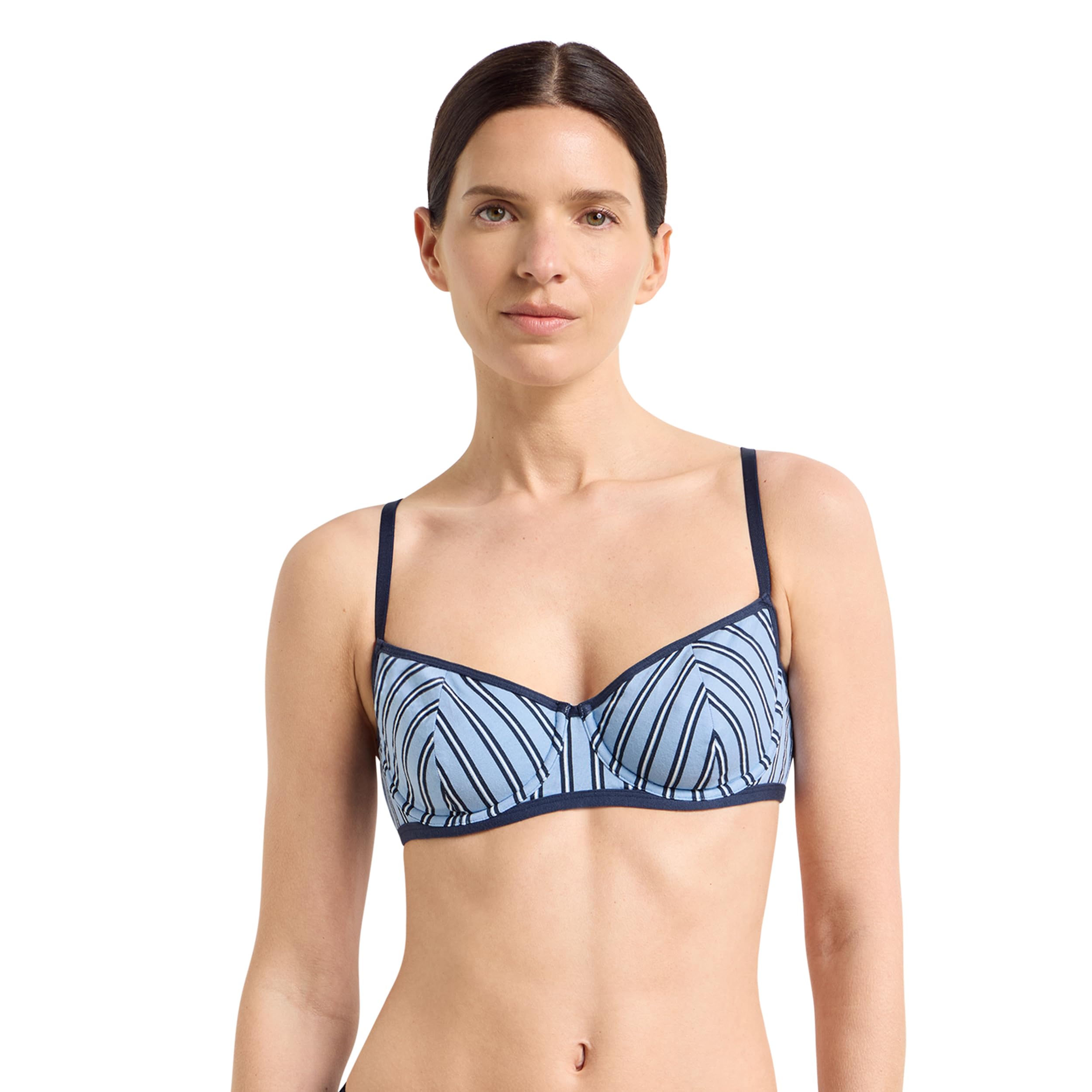 DIM Ines de la Fressange Reggiseno Cotone 4B Marrone Rosa