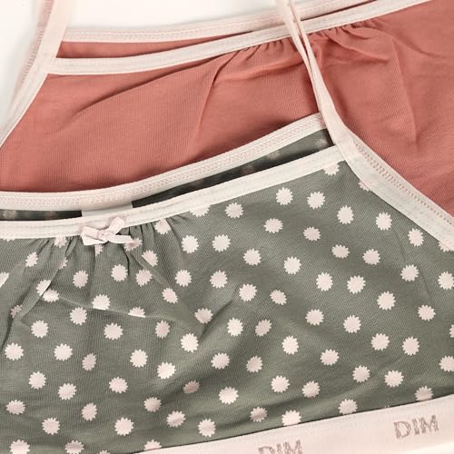 DIM Les Pockets Reggiseno Bambina Cotone x3