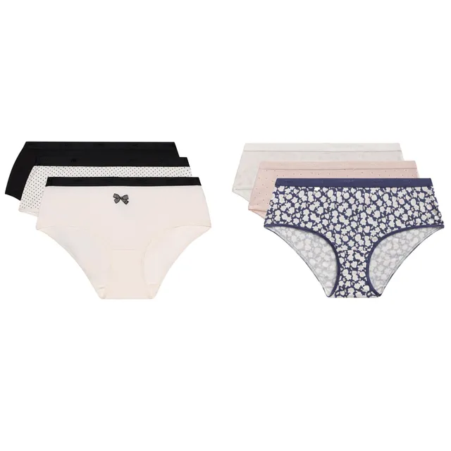 DIM Les Pockets culotte donna x6 cotone S