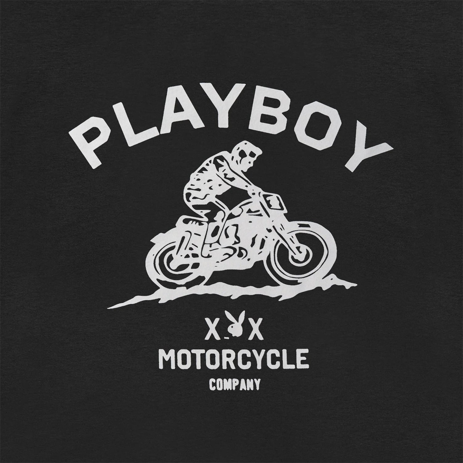 Playboy Motorcycle Company t-shirt cotone nero medio