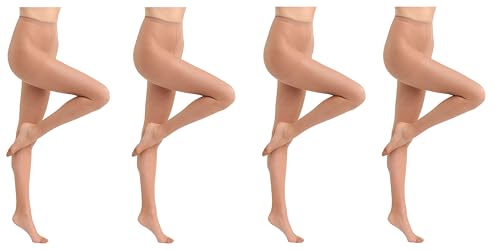 DIM Beauty Resist Collant Donna Velati Beige S x4