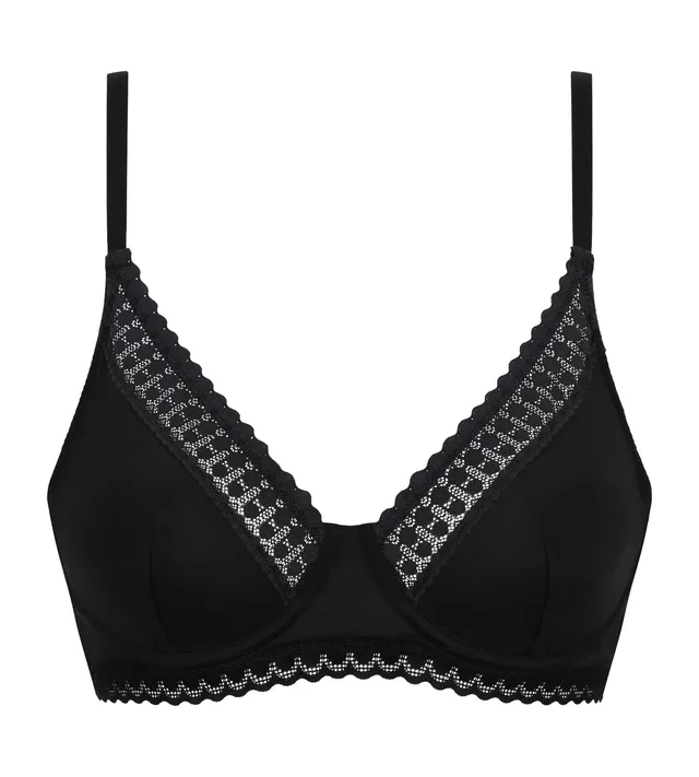 DIM ILY Micro reggiseno donna triangolo microfibra pizzo