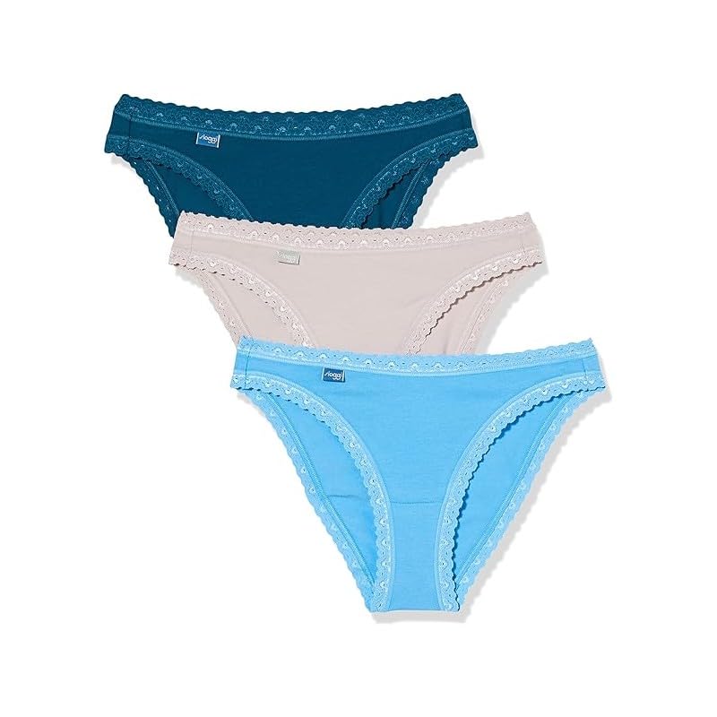 Sloggi 24/7 Weekend Tanga Slip Donna 3pz White vestibilità comoda