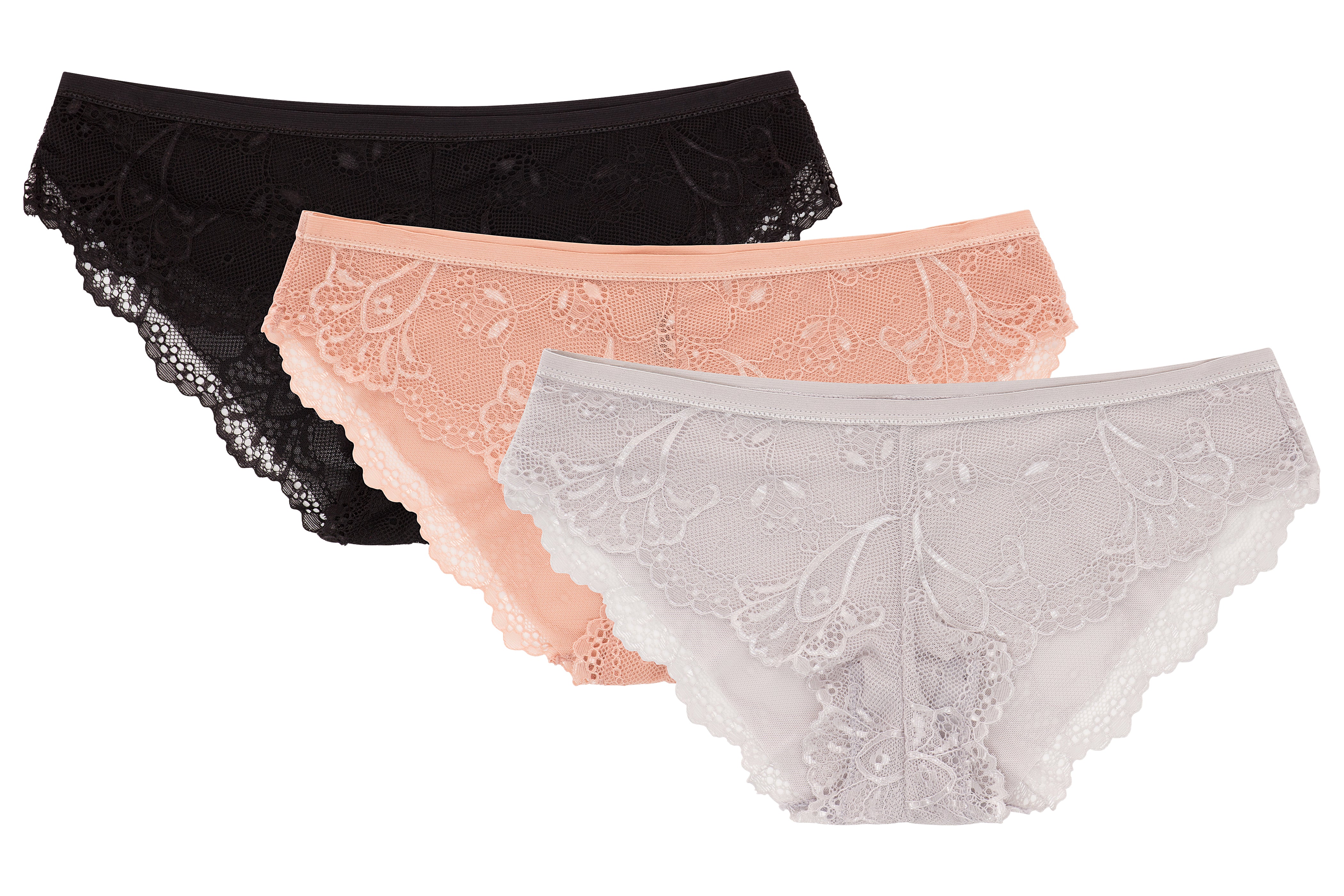 René Rofé slip bikini pizzo vita bassa 3 pack