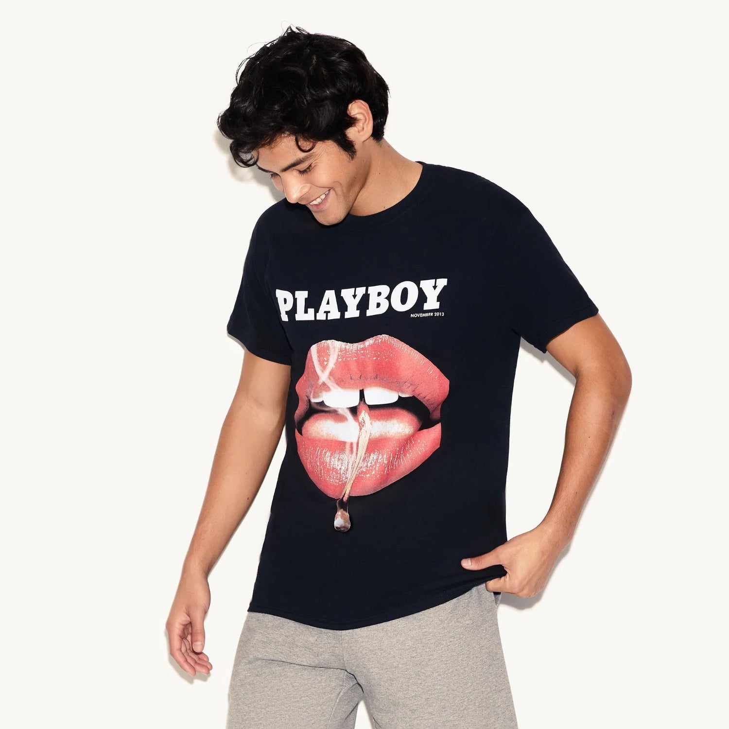 Playboy Cover 2013 T-Shirt Unisex Cotone Nera