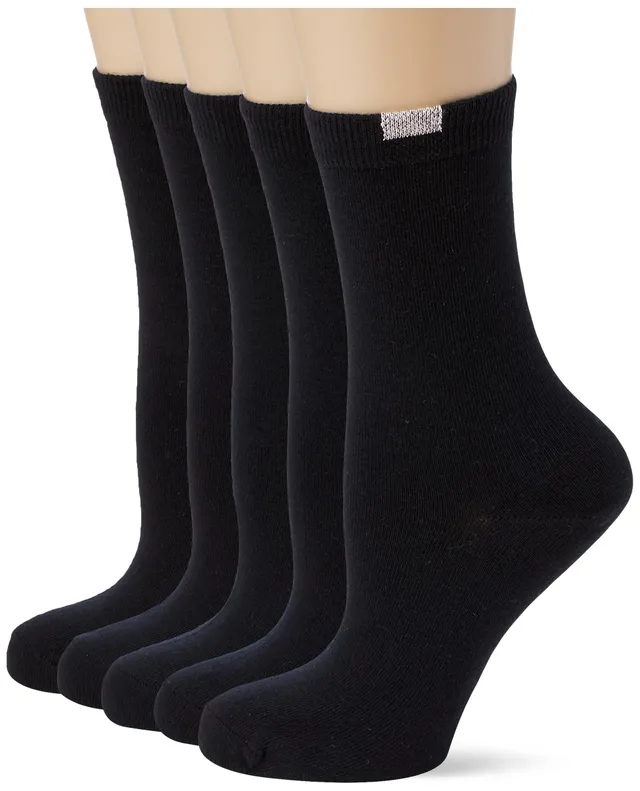 Dim Ecodim Calze Donna Nero 5 Paia Cotone