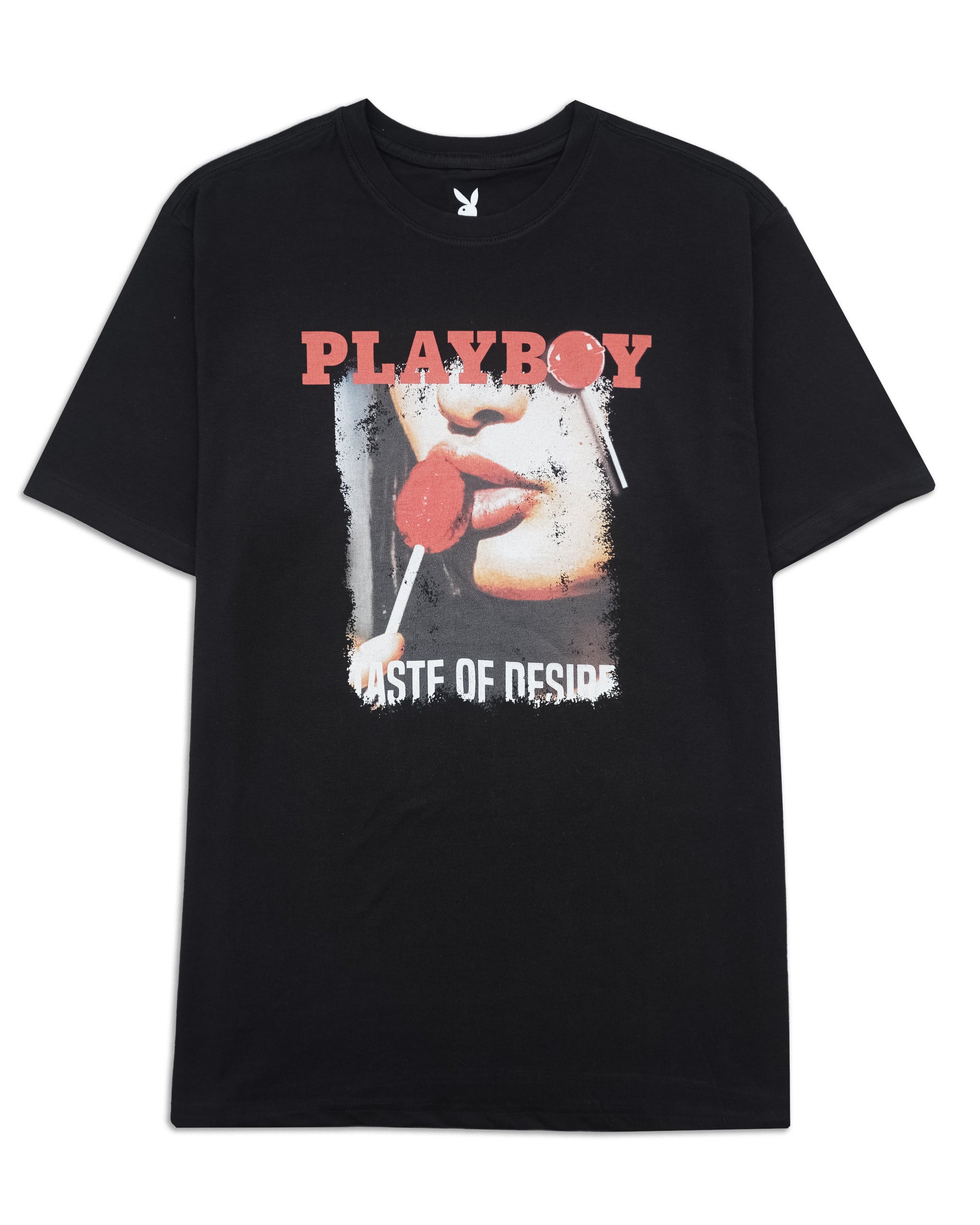 Playboy Lollipop Tee t-shirt unisex cotone nera