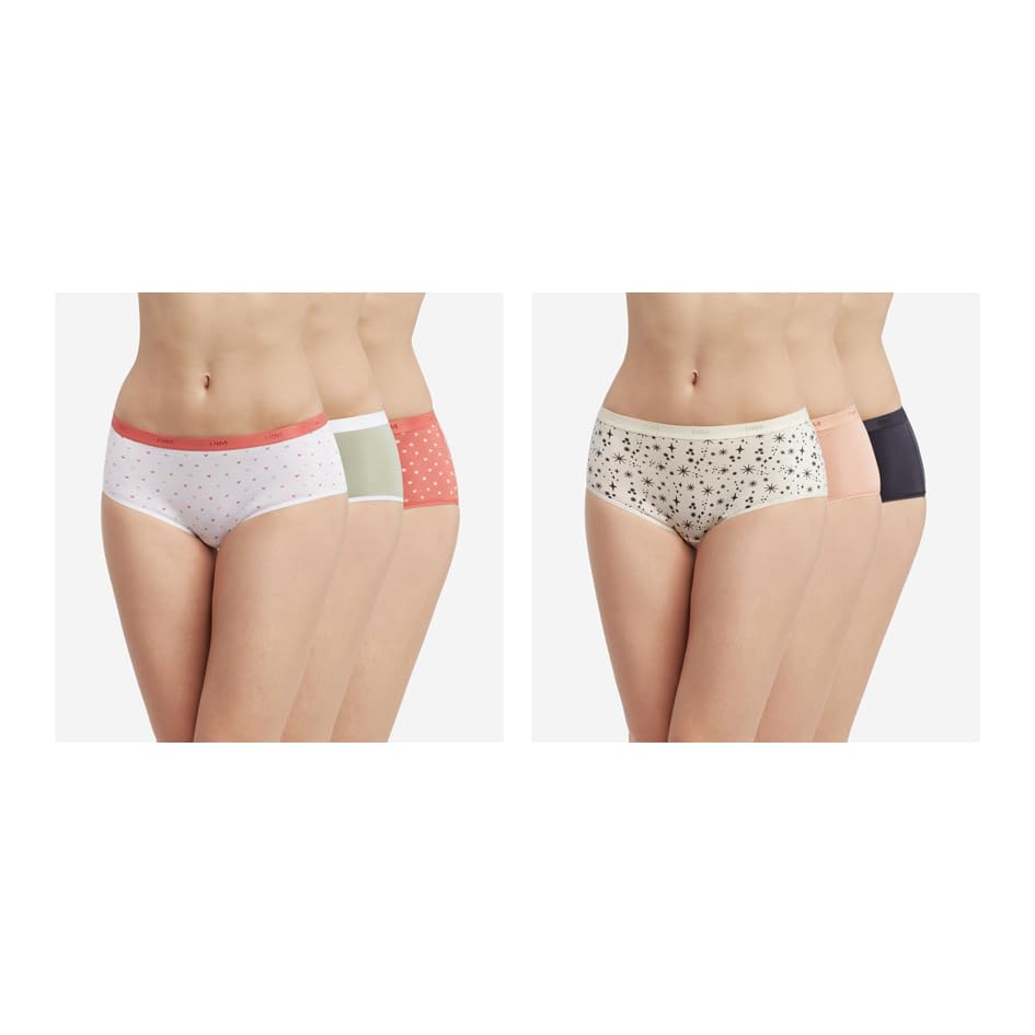 DIM Les Pockets Coton Stretch boxer donna x6 cotone colorato
