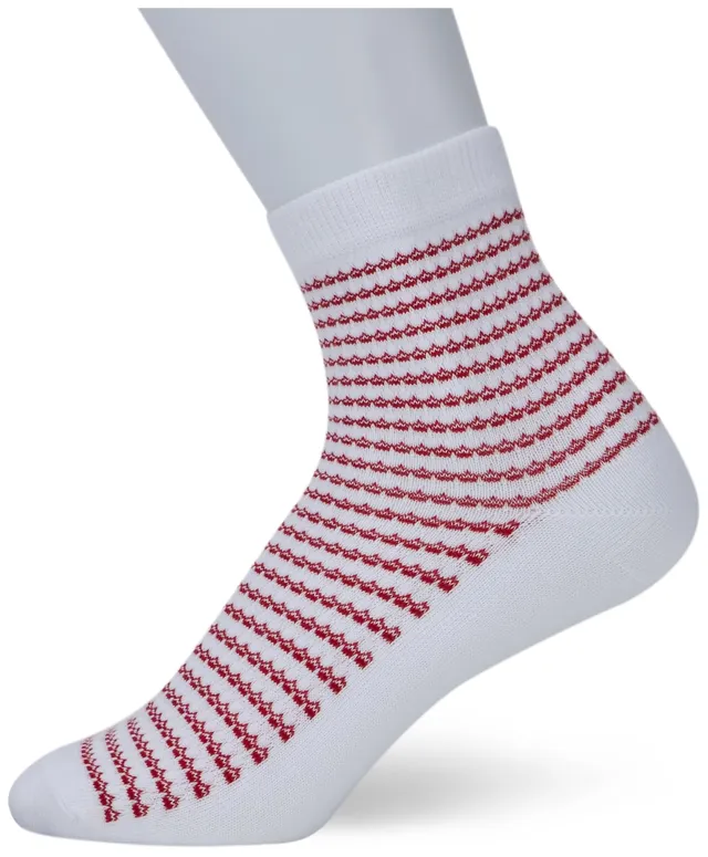 DIM Eleganza Calze Donna 35-38 Bianche Cotone Pettinato