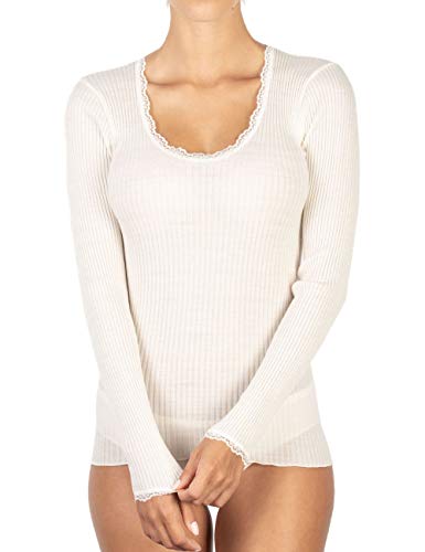 Egi Maglia Donna Manica Lunga Grigio Micro Lana