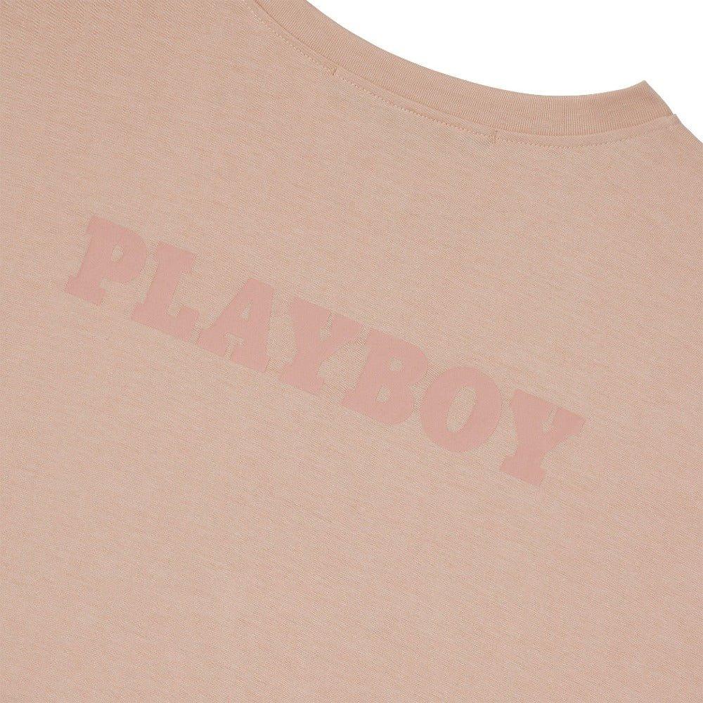 Playboy x Missguided t-shirt donna rosa oversize