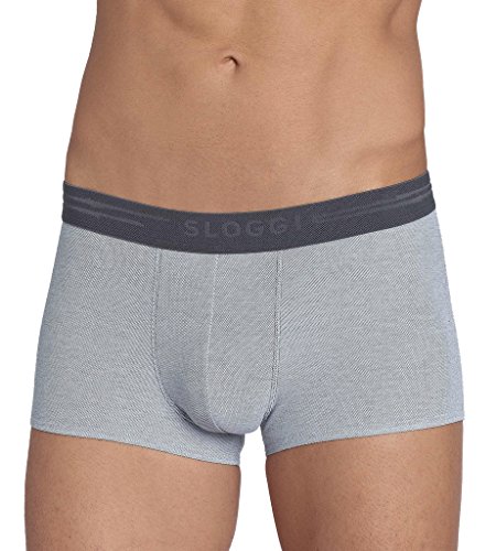Sloggi Men Basic Slip Uomo Nero Cotone Elasticizzato