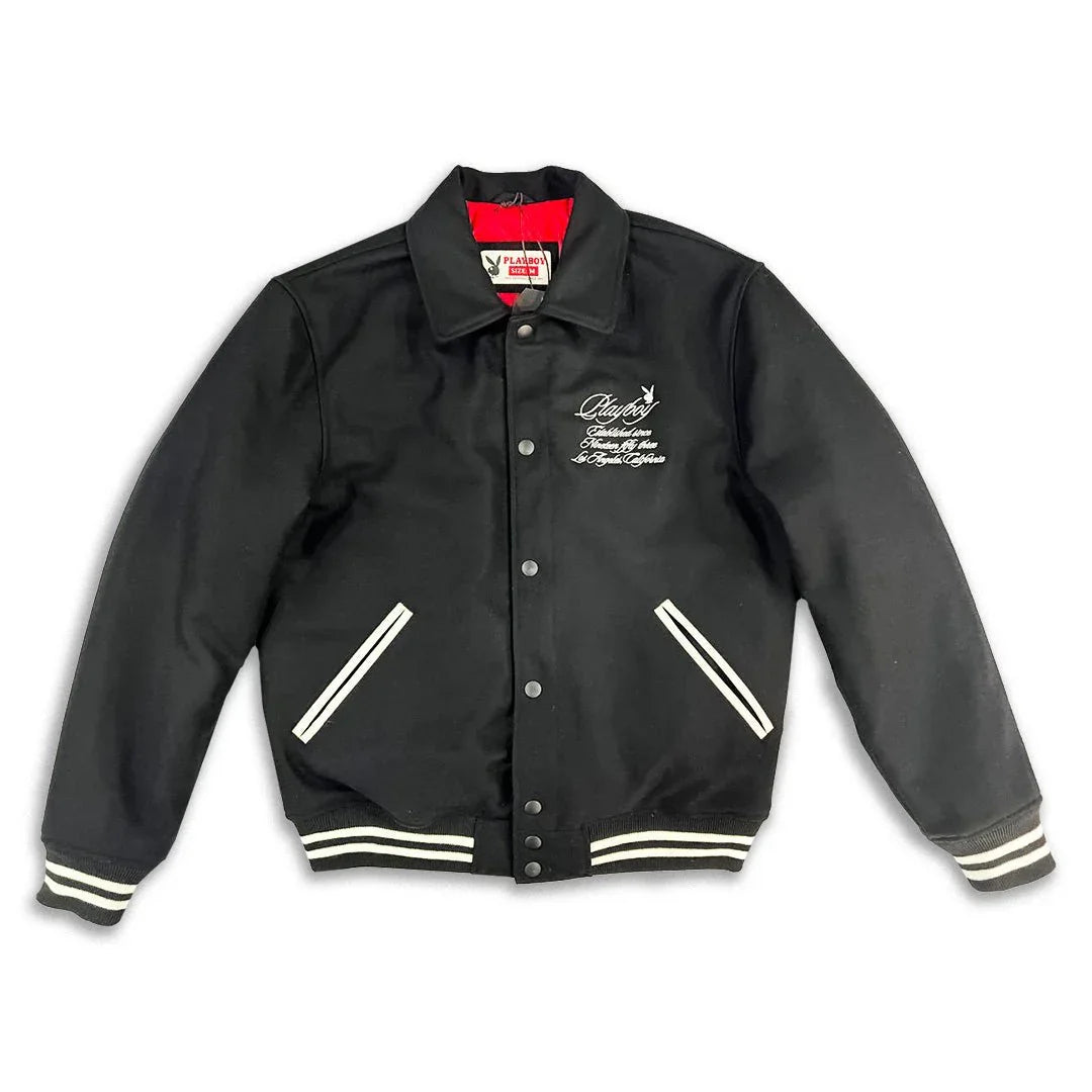 Playboy EST. LA Varsity giacca nera