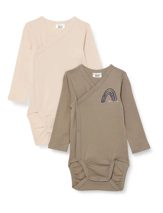 Dim Baby body neonato manica lunga cotone bio set