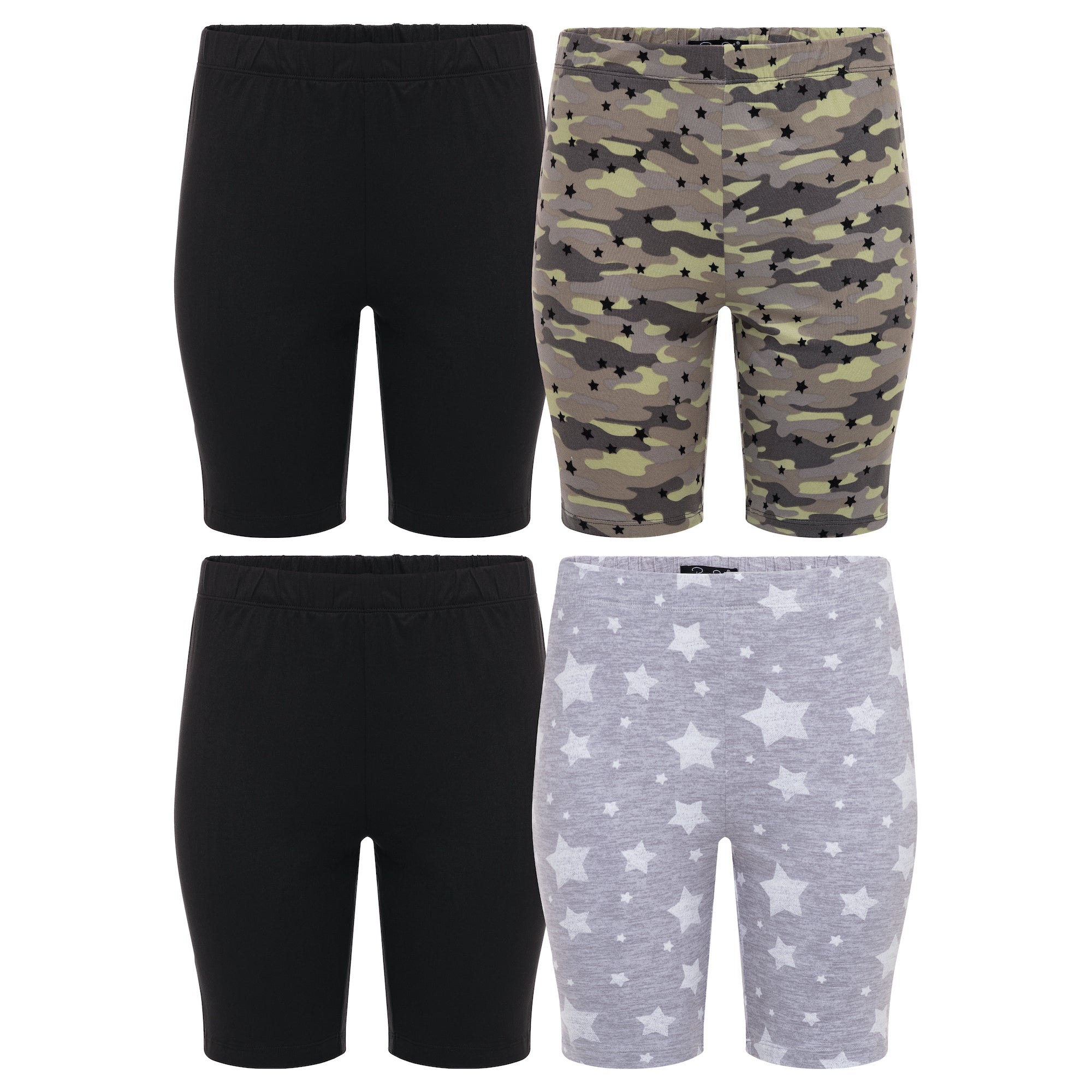 René Rofé Yummy Shorts Lounge Nero 4 Pezzi M